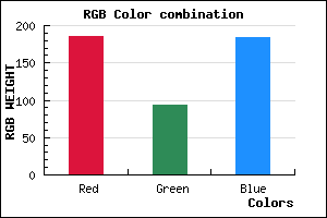 rgb background color #BA5EB8 mixer