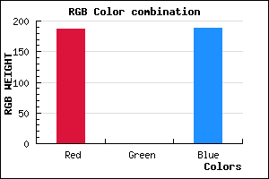 rgb background color #BB00BD mixer