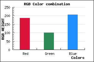 rgb background color #BB64CE mixer