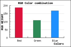 rgb background color #BB6CA8 mixer