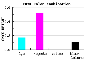 #BB6CE2 color CMYK mixer
