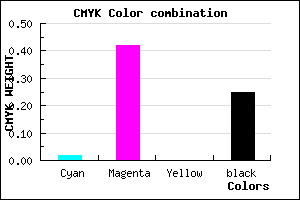 #BB6EBE color CMYK mixer