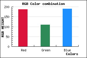 rgb background color #BB6EBE mixer