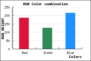 rgb background color #BB7ED7 mixer