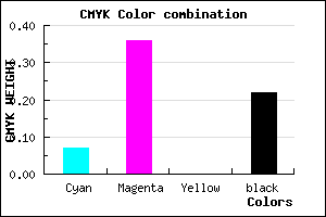 #BB80C8 color CMYK mixer