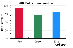 rgb background color #BB8FA0 mixer