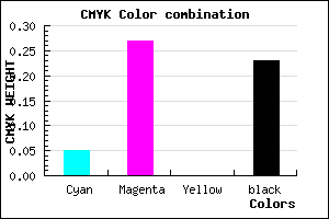 #BB90C5 color CMYK mixer