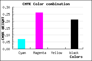 #BB96CA color CMYK mixer