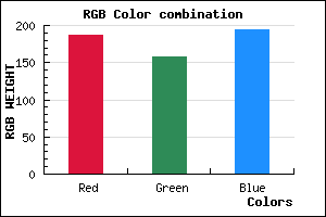 rgb background color #BB9EC2 mixer