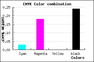 #BB9FC1 color CMYK mixer