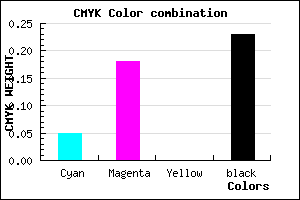 #BBA1C5 color CMYK mixer