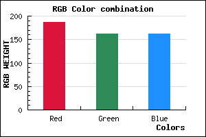 rgb background color #BBA2A2 mixer