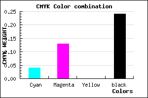 #BBA9C3 color CMYK mixer