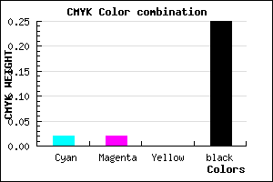 #BBBBBF color CMYK mixer