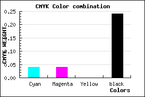 #BBBBC3 color CMYK mixer