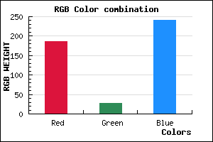 rgb background color #BB1BF0 mixer