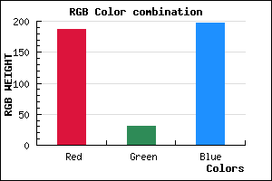 rgb background color #BB1FC5 mixer