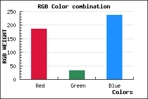 rgb background color #BB21ED mixer