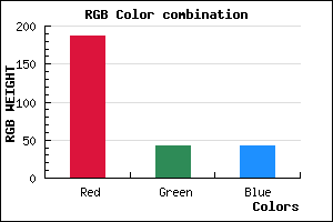 rgb background color #BB2B2B mixer