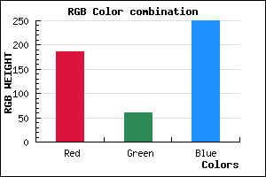 rgb background color #BB3DFA mixer