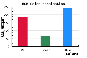 rgb background color #BB41F0 mixer