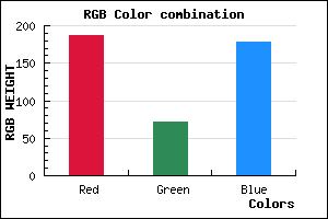 rgb background color #BB48B2 mixer