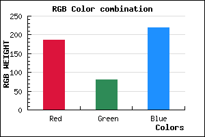 rgb background color #BB51DB mixer