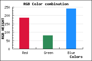 rgb background color #BB51F1 mixer
