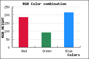 rgb background color #BB5BD7 mixer