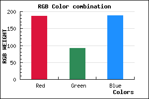 rgb background color #BB5CBC mixer