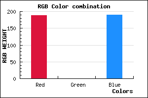 rgb background color #BC00BE mixer