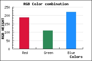 rgb background color #BC6DDD mixer