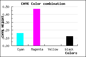 #BC76E0 color CMYK mixer