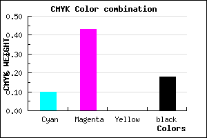 #BC78D2 color CMYK mixer