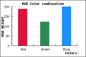 rgb background color #BC7AC8 mixer