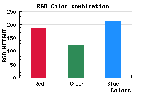 rgb background color #BC7BD5 mixer