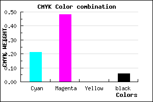 #BC7DEF color CMYK mixer