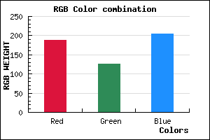 rgb background color #BC7ECC mixer