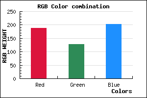 rgb background color #BC80CA mixer