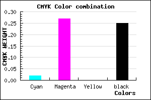 #BC8BBF color CMYK mixer