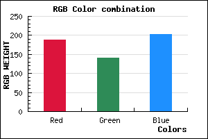 rgb background color #BC8CCA mixer