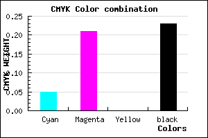 #BC9BC5 color CMYK mixer