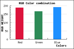 rgb background color #BCA7BF mixer