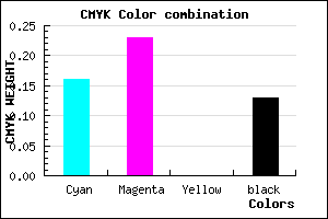 #BCABDF color CMYK mixer