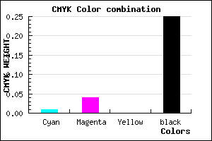 #BCB6BE color CMYK mixer