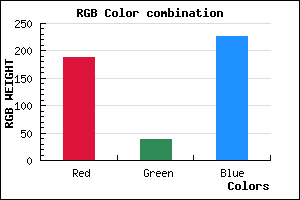 rgb background color #BC26E2 mixer