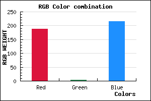 rgb background color #BC04D8 mixer