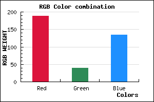 rgb background color #BC2886 mixer