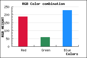 rgb background color #BC3AE4 mixer