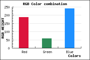 rgb background color #BC3AF0 mixer
